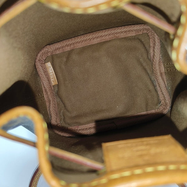 NÉONOÉ Nano Monogram Coated Canvas Brown