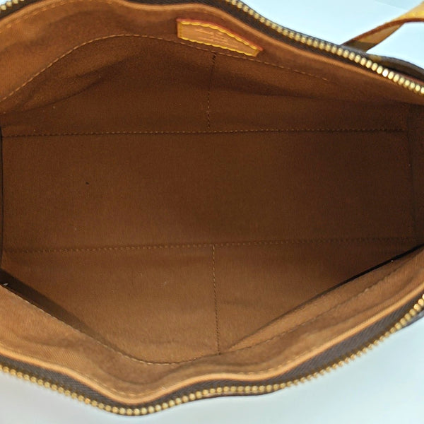 POPINCOURT Monogram Coated Canvas Brown