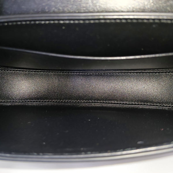 TRIOMPHE Small Patent Calfskin Black