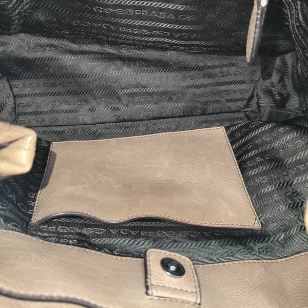 Calfskin Top Handle Bag Multicolor