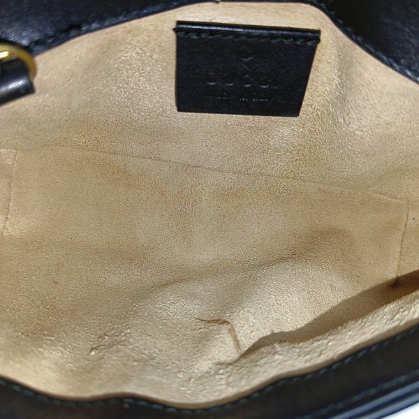 GG Marmont Mini Quilted Calfskin Black