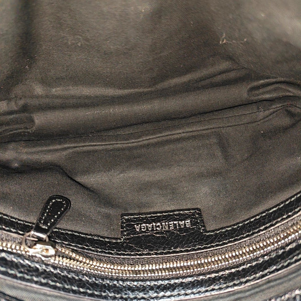 Calfskin Shoulder Bag Black