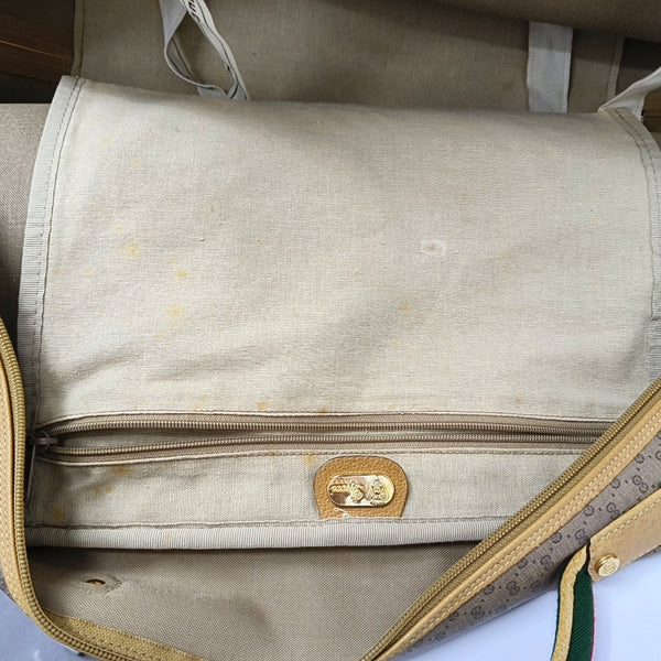 Monogram Coated Canvas Shoulder Bag Brown
