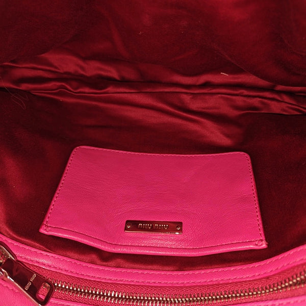 Crystal Quilted Lambskin Red