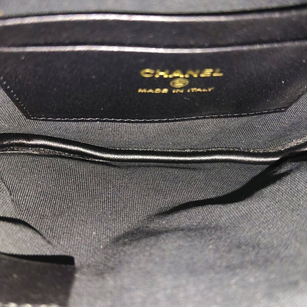 Quilted Calfskin Belt Bag Black