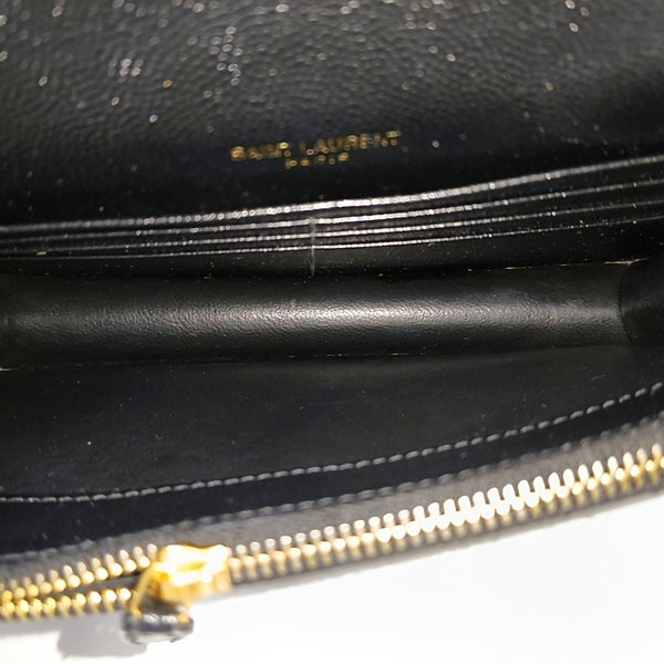 MONOGRAM WOC Chevron Calfskin Black