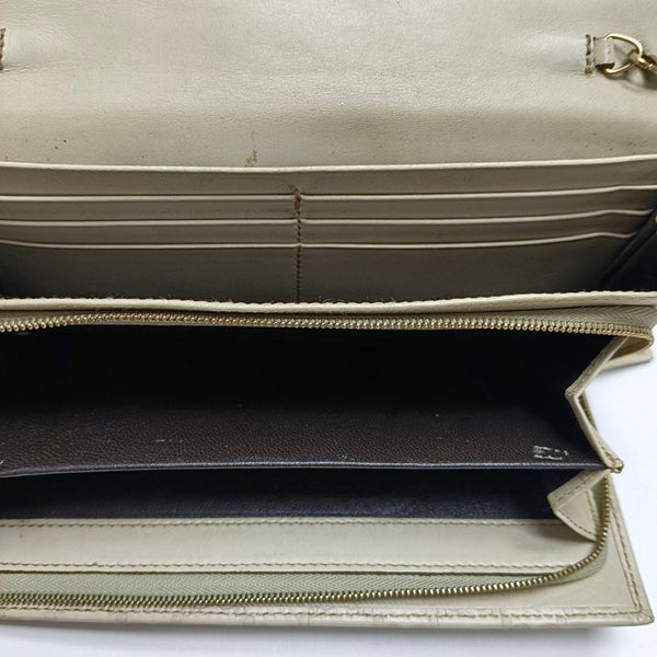 Monogram Calfskin Top Handle Bag Beige