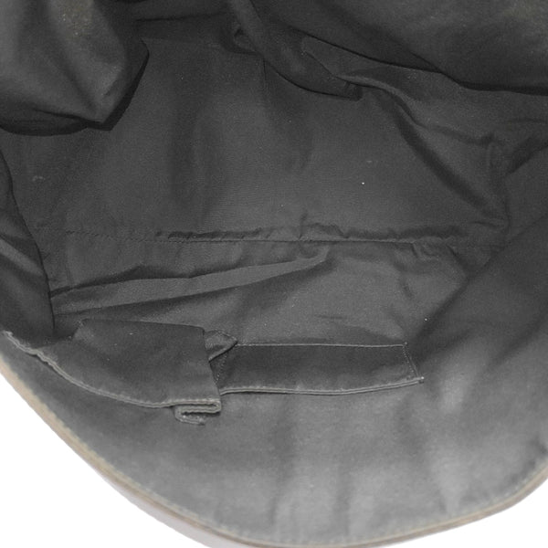 Monogram Canvas Shoulder Bag Black