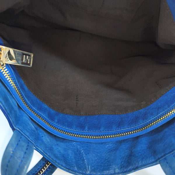 Calfskin Tote Bag Blue