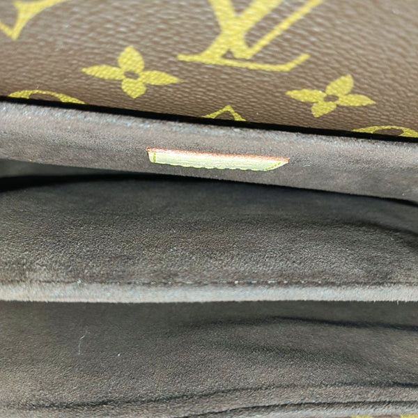 MÉTIS MM Monogram Coated Canvas Brown