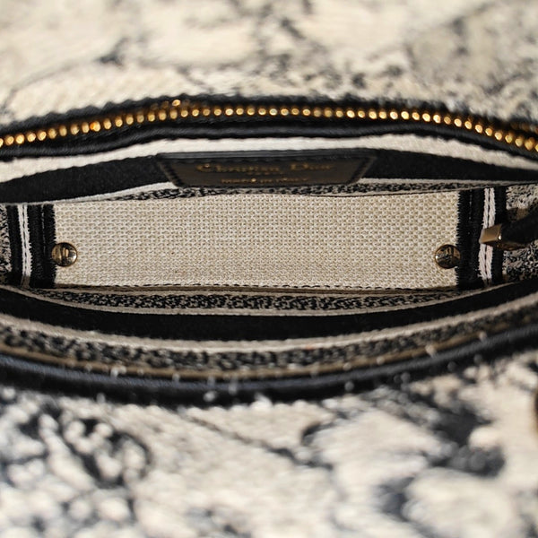 Lady Dior Mini Lona Multicolor