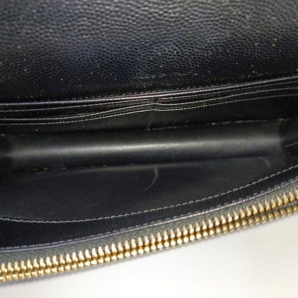 MONOGRAM WOC Chevron Calfskin Black