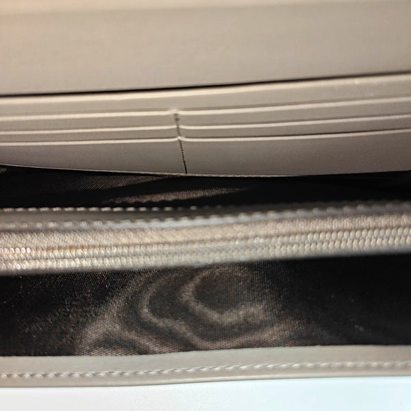 Microguccissima Monogram Calfskin Gray Wallet