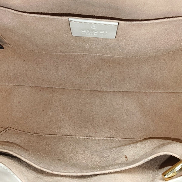 Padlock Small Monogram Coated Canvas Beige