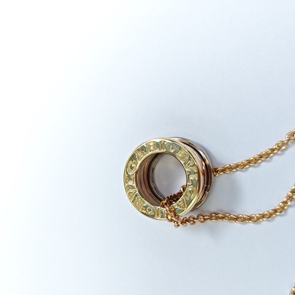 B.ZERO1 18k White Gold Rose Gold Necklace