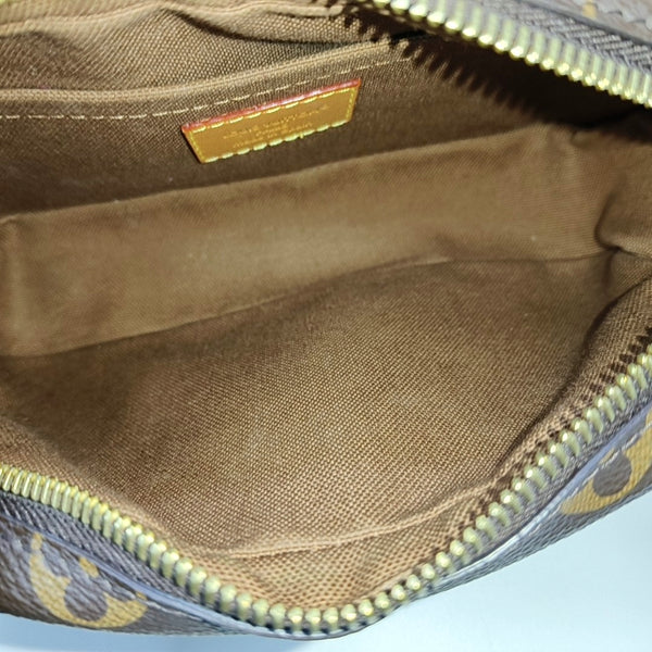 MARLY DRAGONNE Mini Monogram Coated Canvas Brown