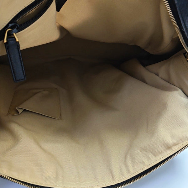 Calfskin Top Handle Bag Gray