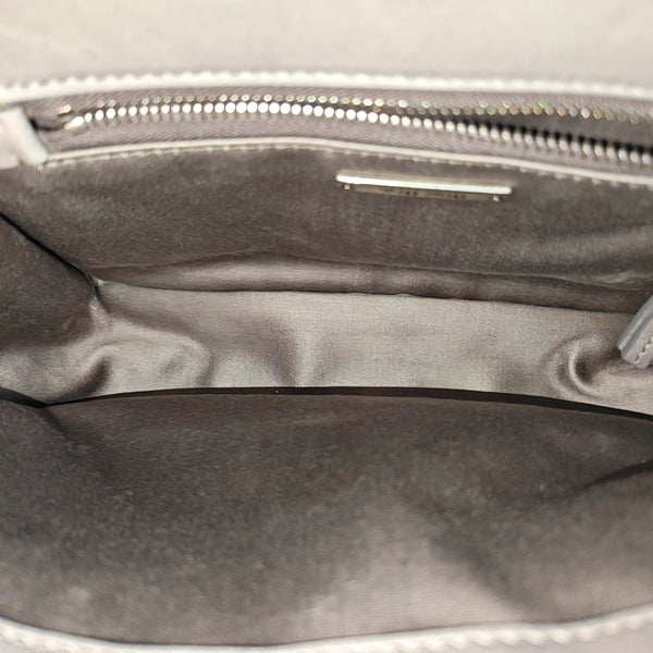 Quilted Calfskin Shoulder Bag Gray
