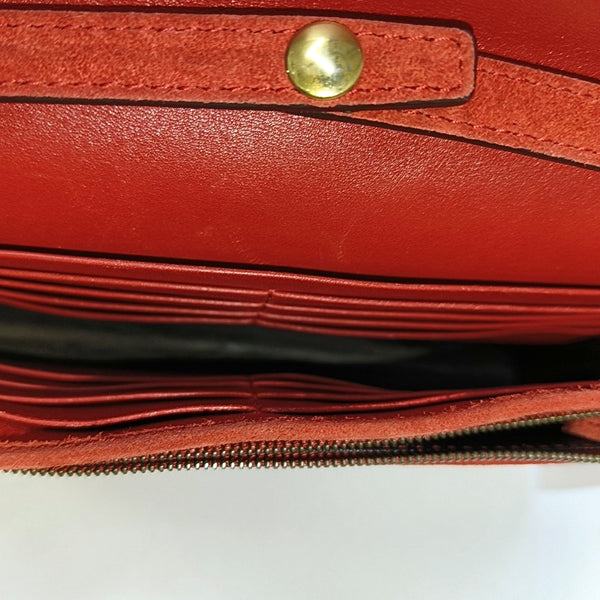 Suede Shoulder Bag Red