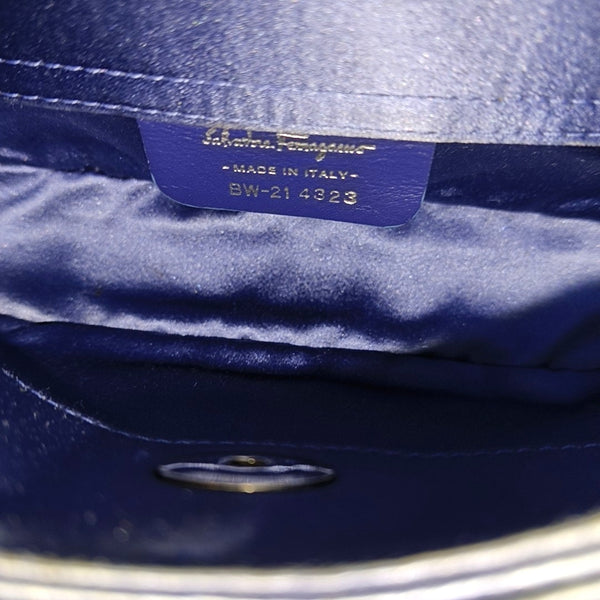 Clasp Hobo Fabric Blue