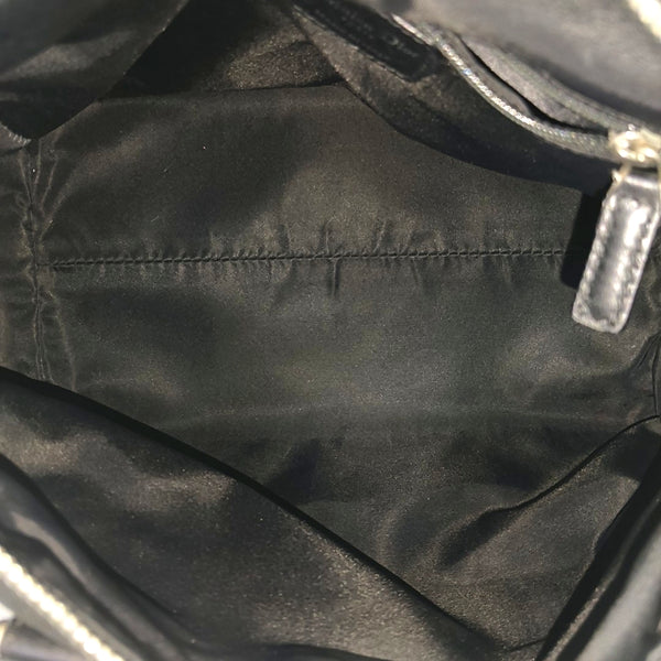 Canvas Top Handle Bag Black