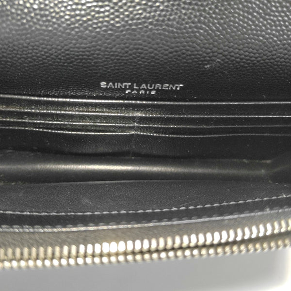 MONOGRAM WOC Chevron Calfskin Black