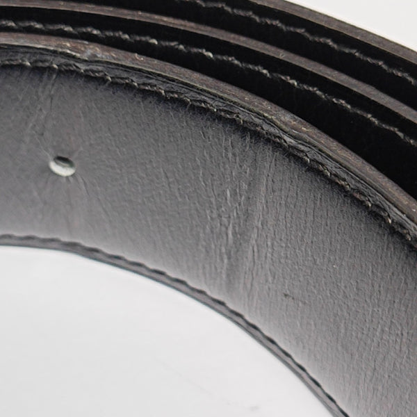 Leather Belt Gray