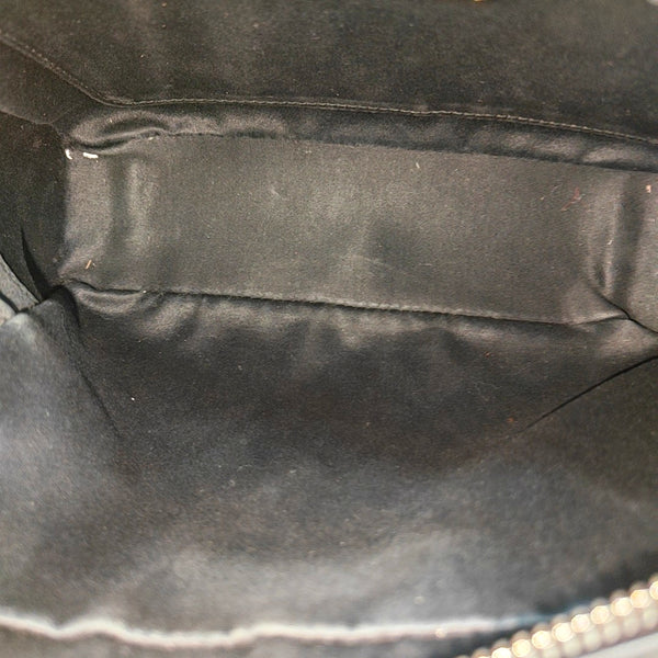 Quilted Lambskin Shoulder Bag Black