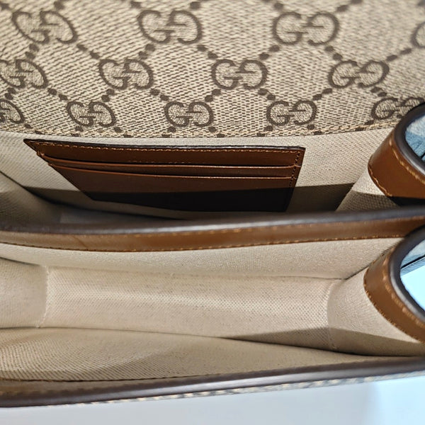 Retro Mini Monogram Coated Canvas Beige