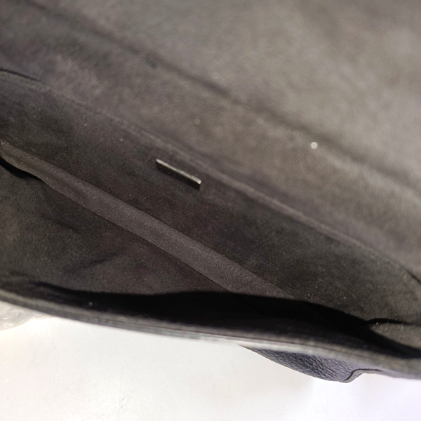 Double Micro Calfskin Black