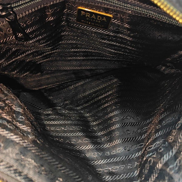 Nylon Quilted Nylon Black