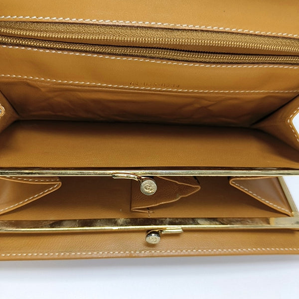 Monogram Coated Canvas Wallet Brown