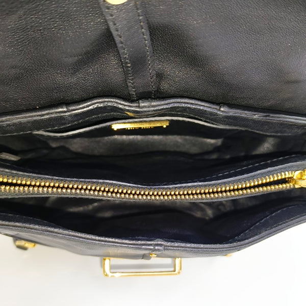 Dahlia Quilted Lambskin Black