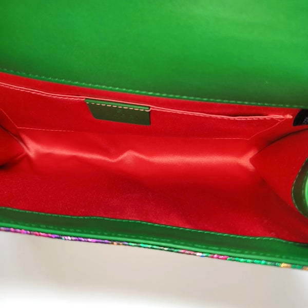 Special Material Shoulder Bag Multicolor