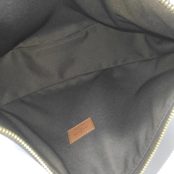 LOOP HOBO Monogram Coated Canvas Brown