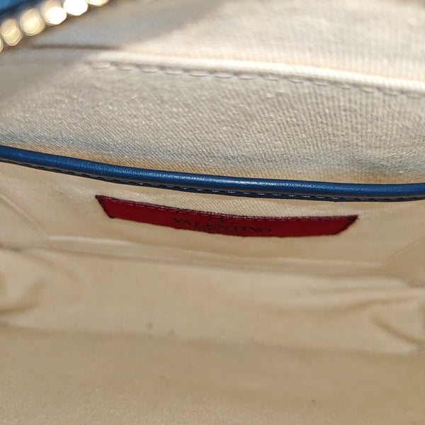 Calfskin Shoulder Bag Blue