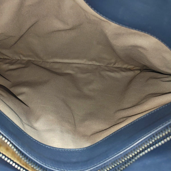 Calfskin Shoulder Bag Blue