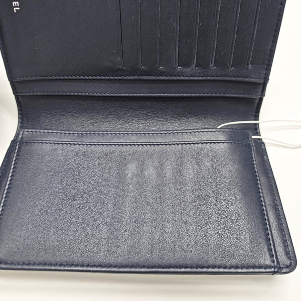 BOY CHANEL Mini Chevron Lambskin Blue