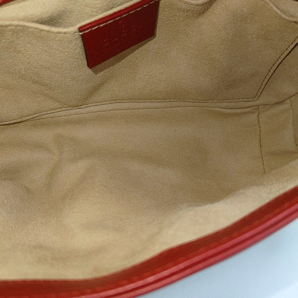 GG Marmont Small Quilted Calfskin Red
