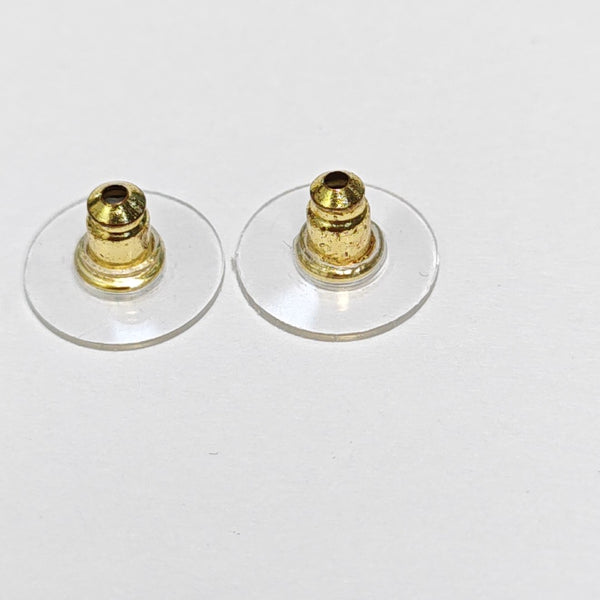 CC Logo Metal Gold Earrings