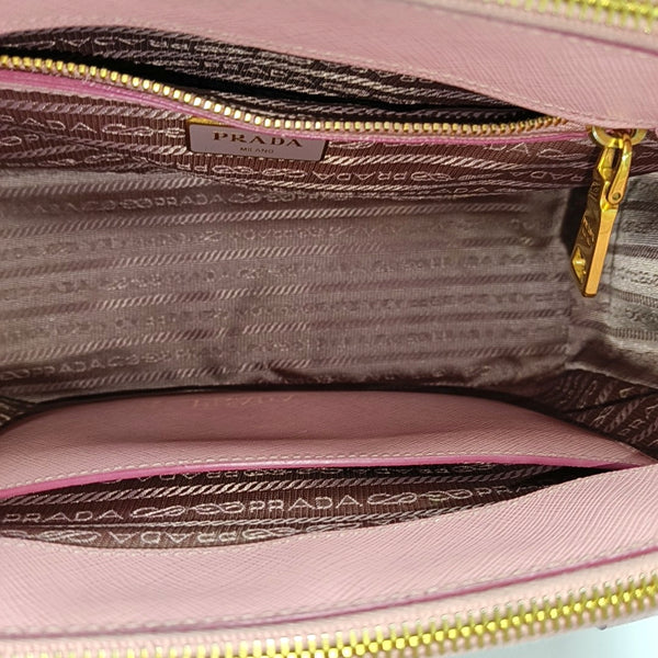 Galleria Small Saffiano Calfskin Pink