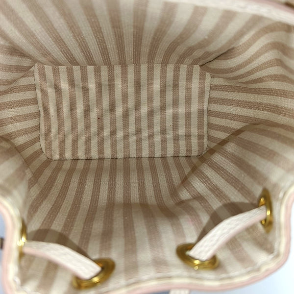 NOÉ Nano Monogram Calfskin Beige