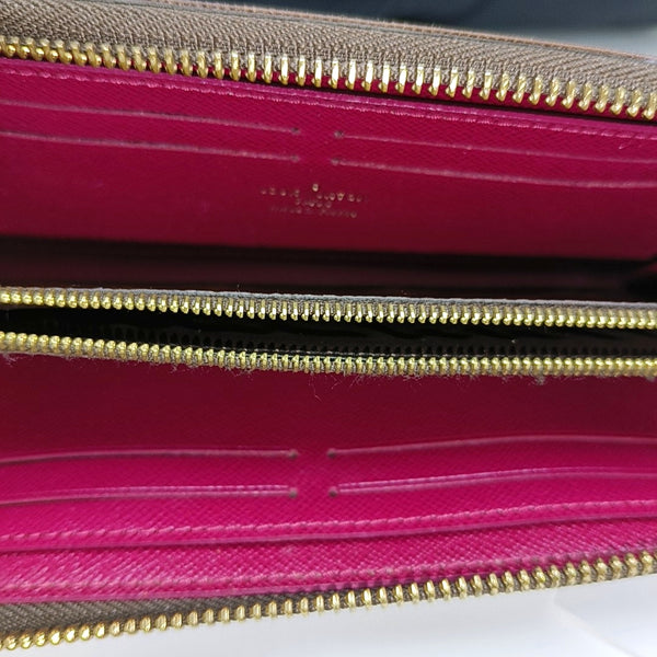 CLÉMENCE Monogram Coated Canvas Brown Wallet