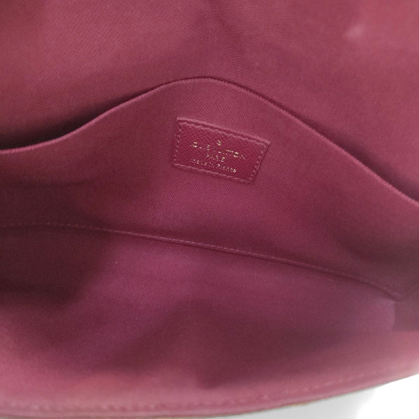 Authenticated pre-owned FÉLICIE Monogram Coated Canvas Brown - Shoulder Bag at Looply