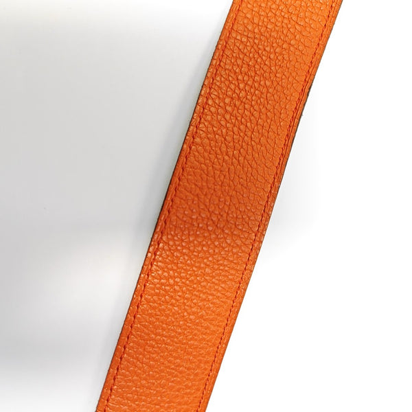 Leather Belt Orange