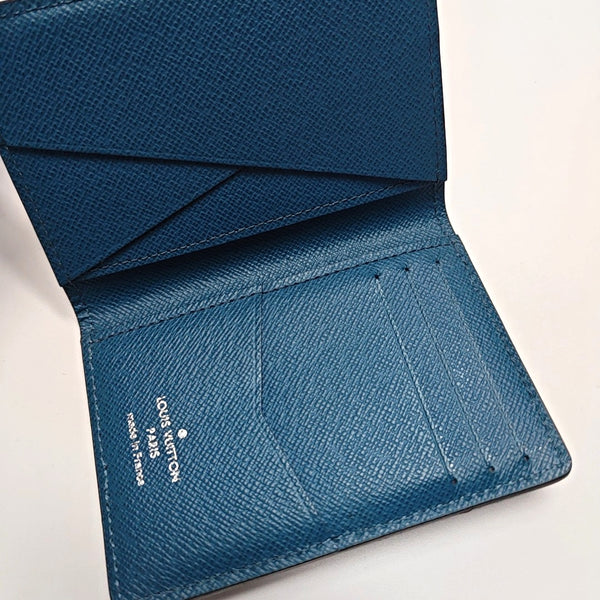Epi Card Holder Blue