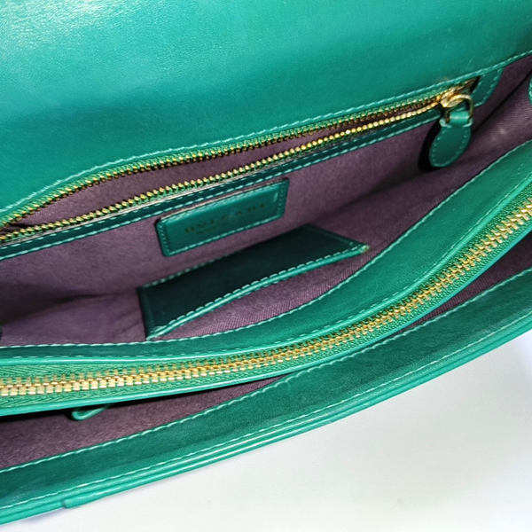 SERPENTI FOREVER Medium Calfskin Green