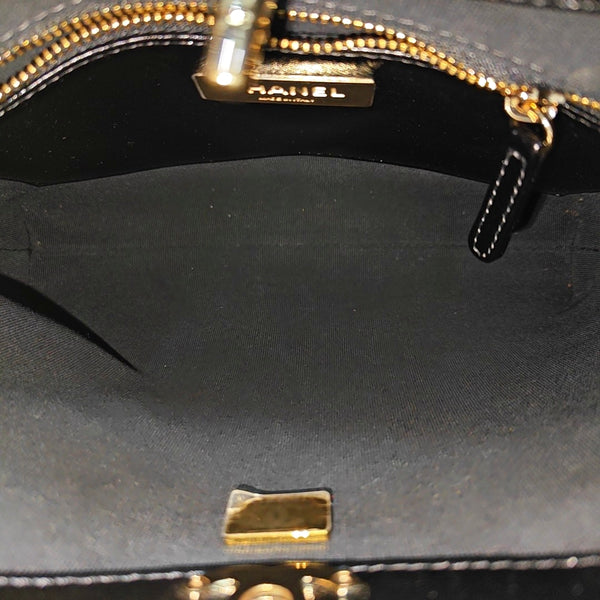 CHANEL 31 Mini Quilted Calfskin Black