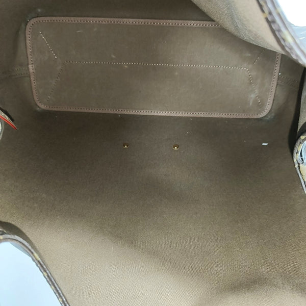 ATLANTIS Monogram Coated Canvas Brown