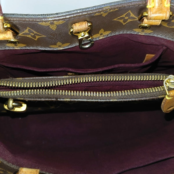 MONTAIGNE BB Monogram Coated Canvas Brown